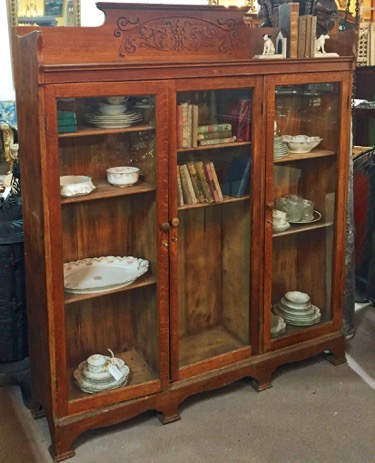 Antique American Library Cabinet