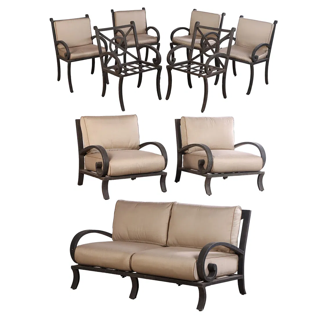 <b>9-Piece Patio Set</b><br>Contemporary