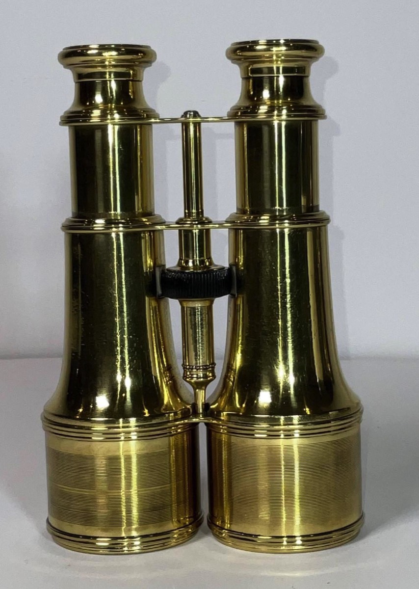 <b>French Gentleman’s Binoculars</b><br> Solid brass