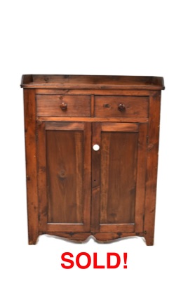<b>Pine Jelly Cabinet</b><br>  approx. 55 tall x 43.25 wide x 18.75 inches<br> circa 1900, USA