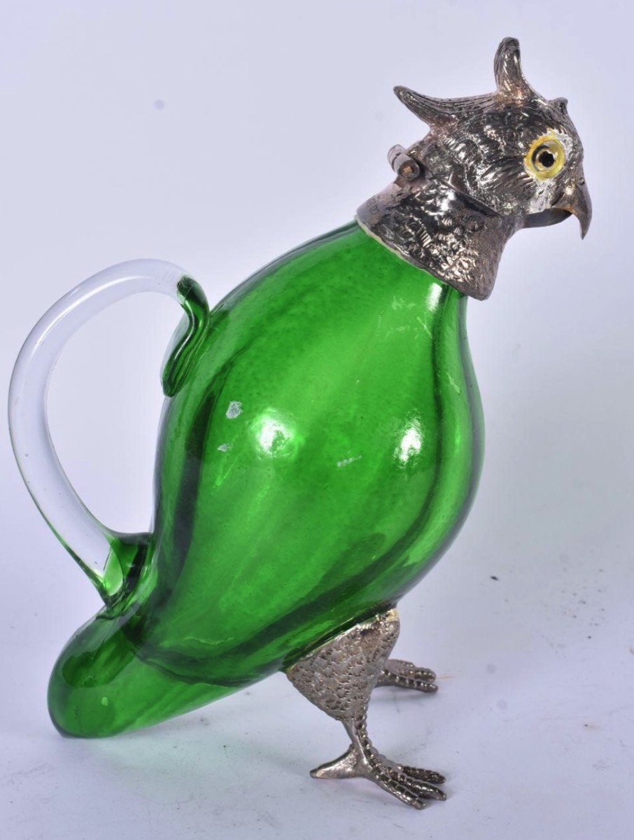 <b>Claret Vessel</b><br>approx. 6.25 inches tall<br>circa 20th cen., England
