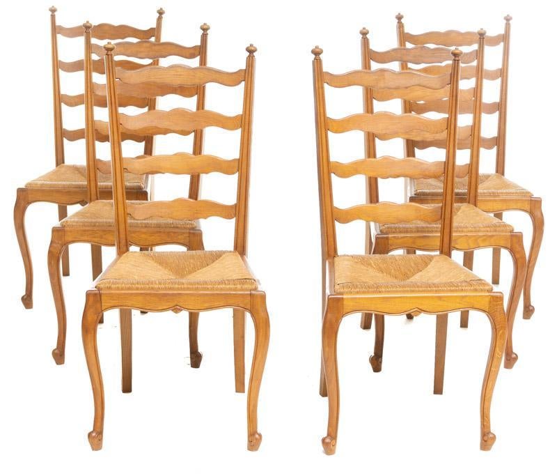 Set of 8 Farmhouse Dining Chairs