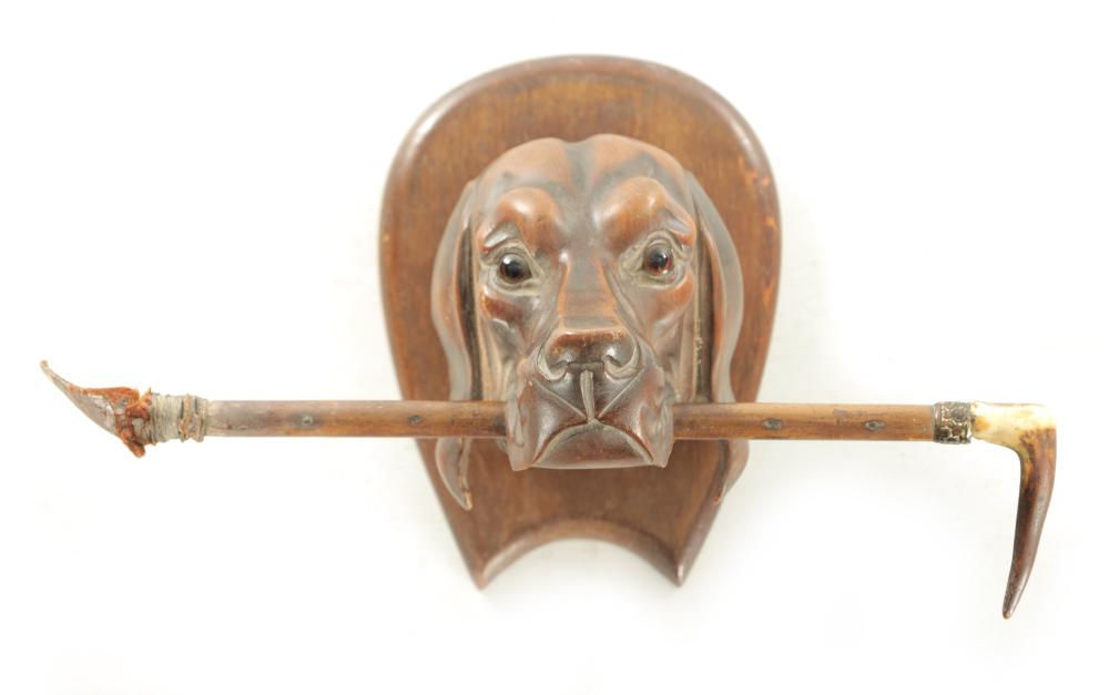 Foxhound Key Rack, ca. late-1800s